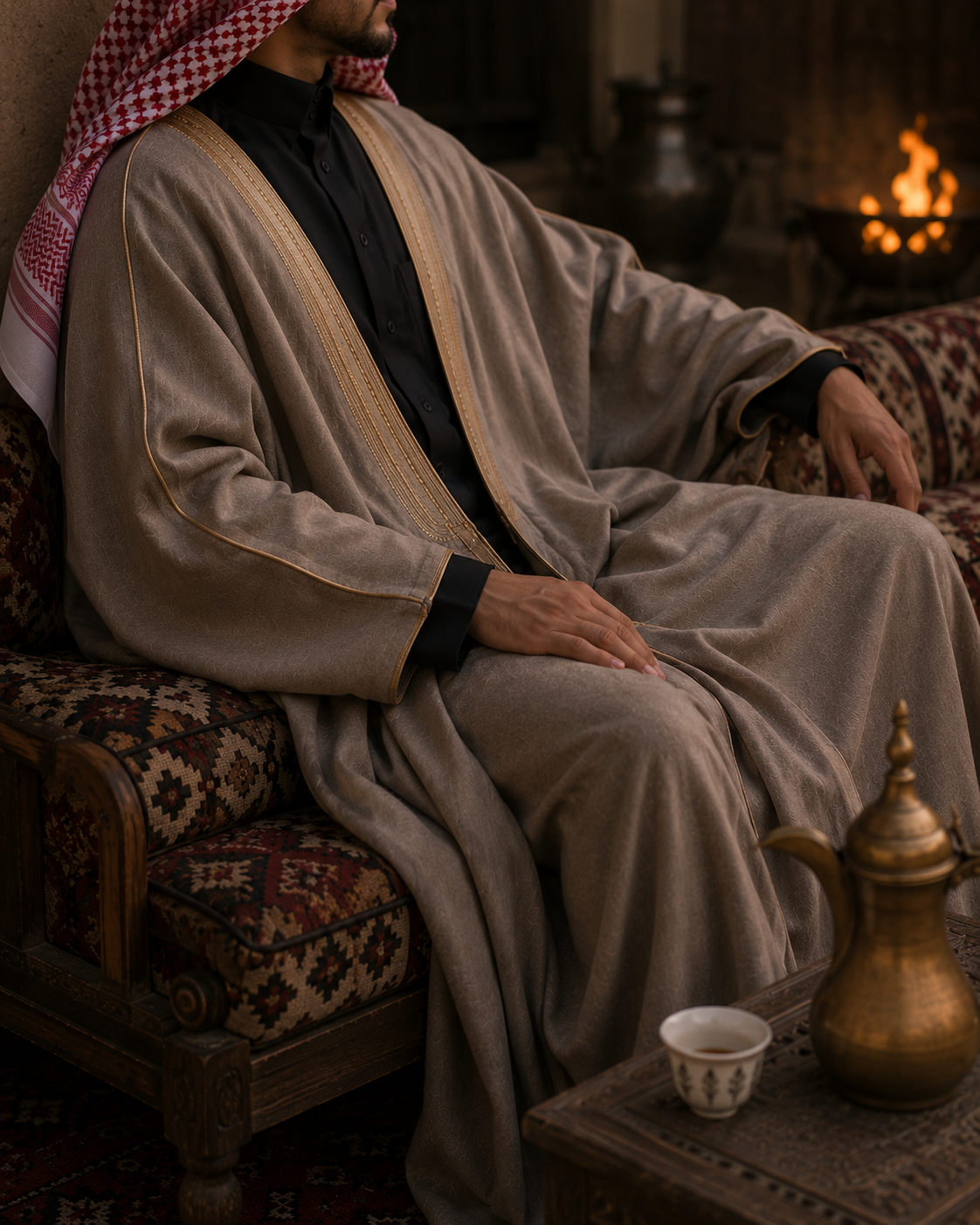 Premium Ghuba Syrian Summer Bisht #11