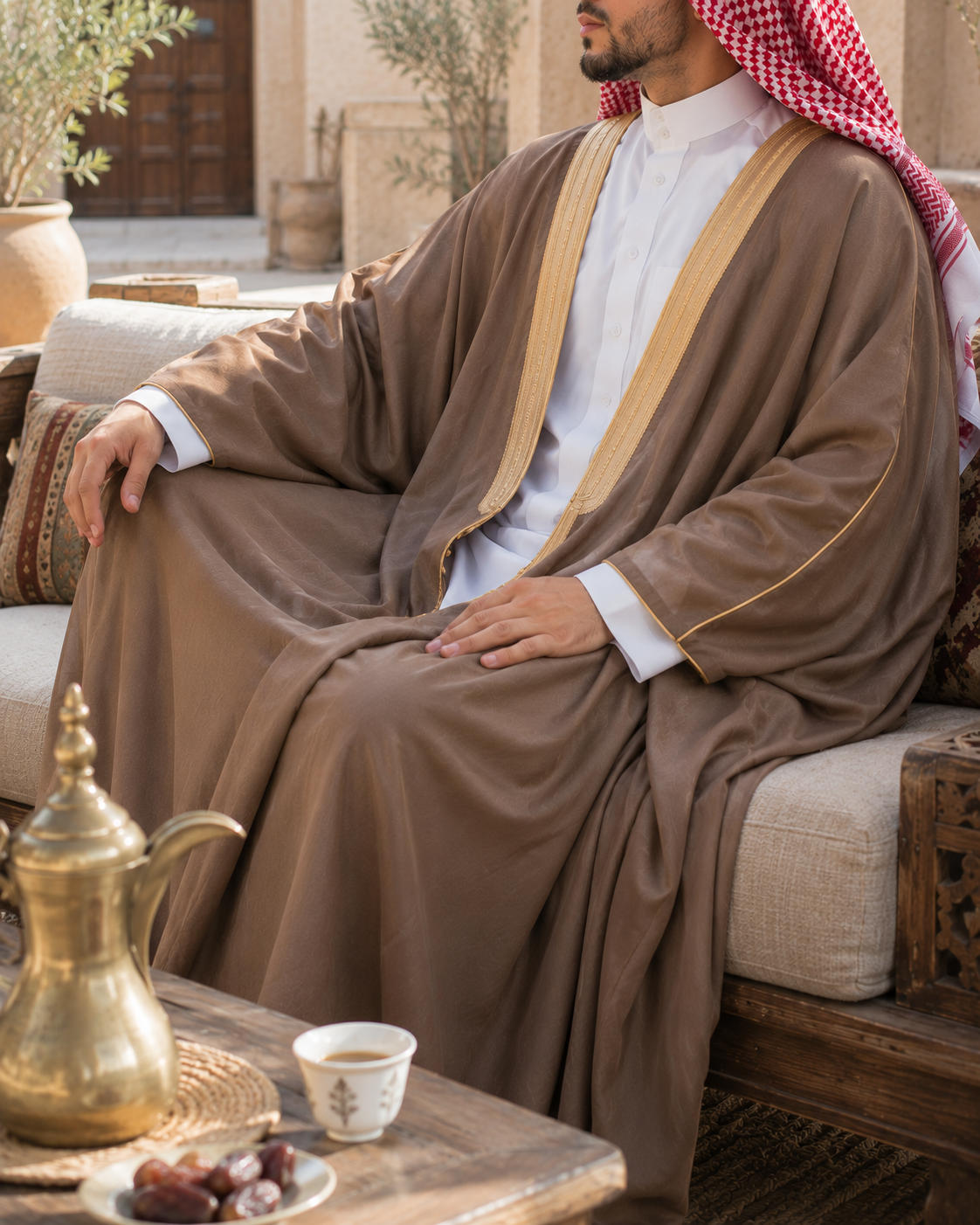 Royal Japanese Najfi Wool Bisht #18